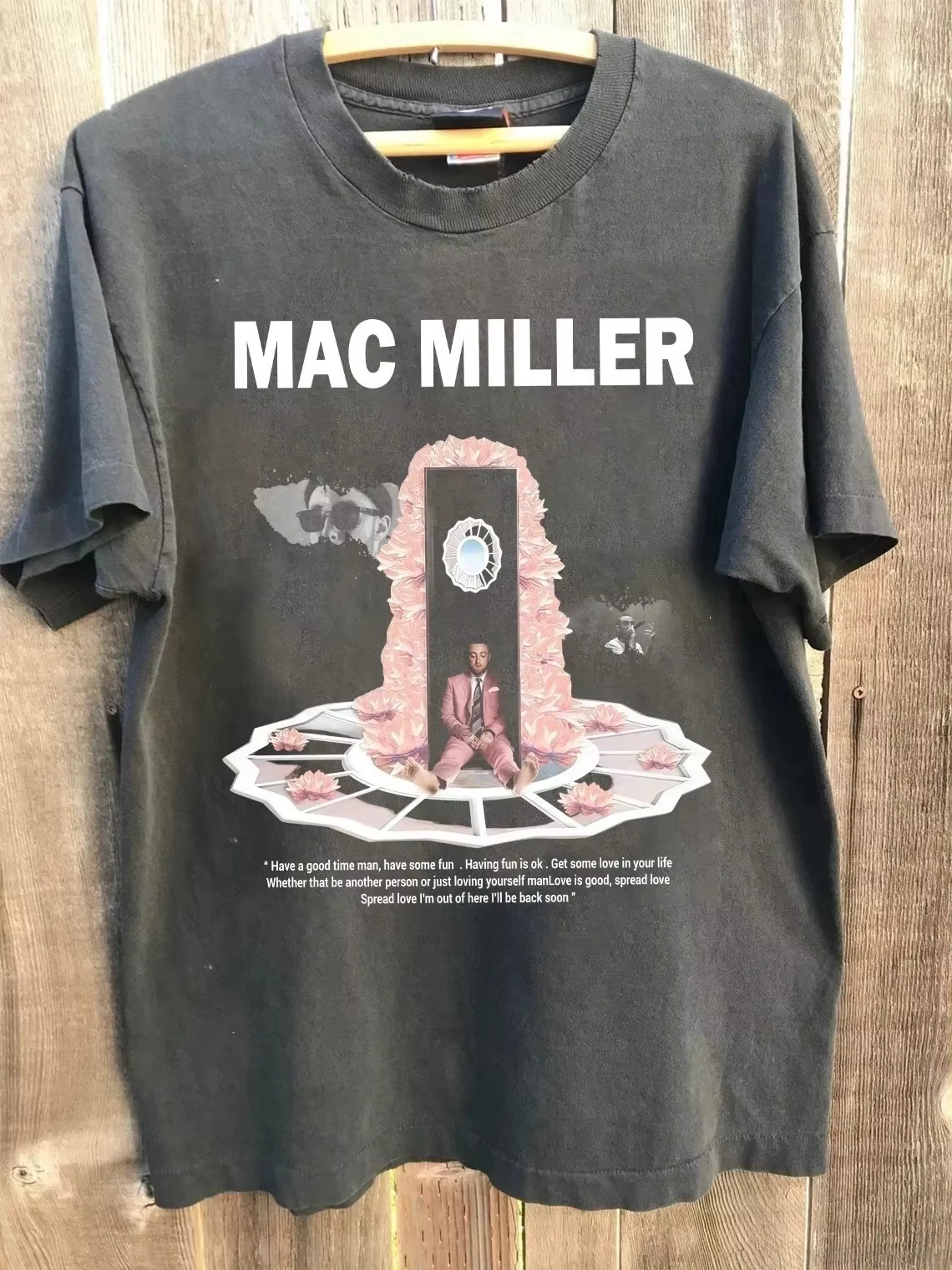 T-shirt rétro Mac Miller pour le printemps et l'été, T-shirt décontracté et tendance pour hommes et 