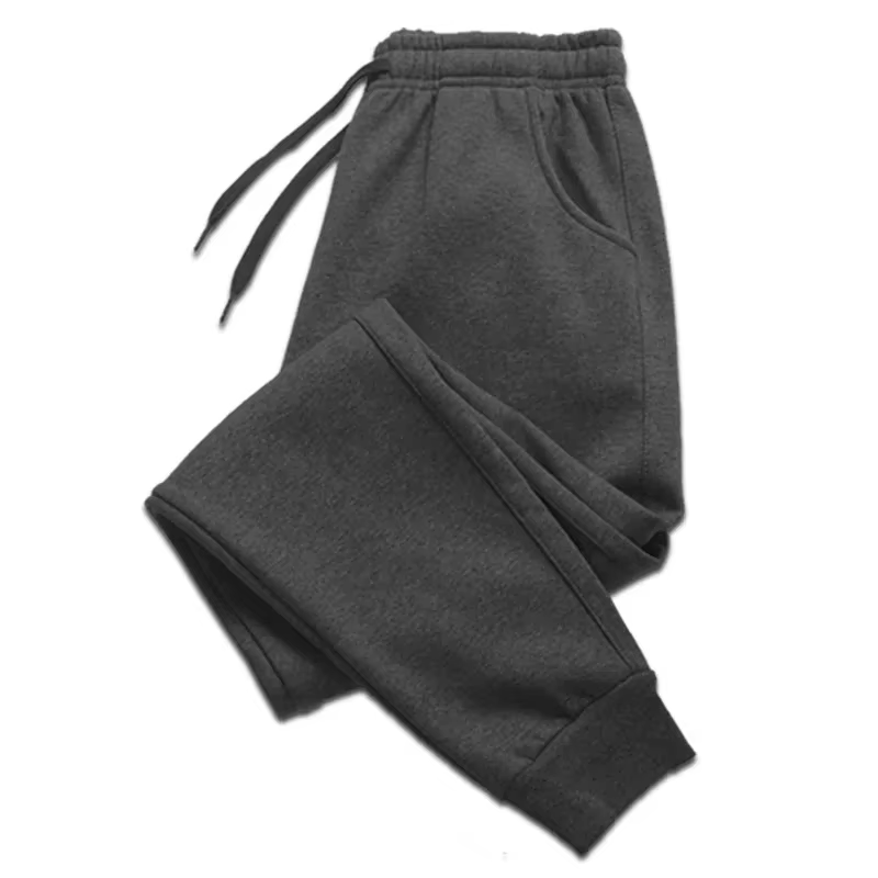 Pantalon de jogging d'entraînement athlétique pour hommes, coupe ample, décontracté, doublé polaire,