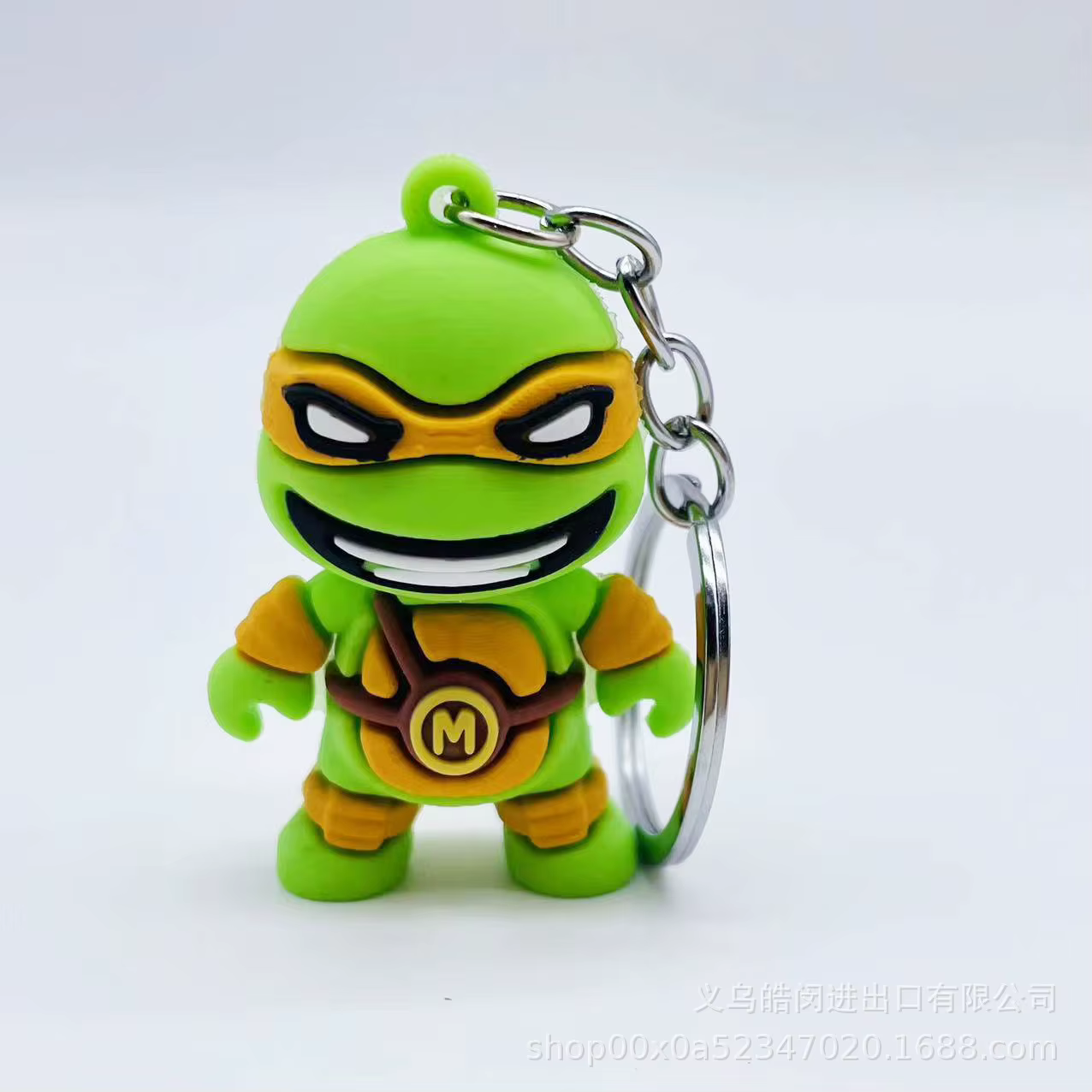 Porte-clés tortues Ninja mutantes adolescentes, mignon, dessin animé, voiture, accessoires de sac à 