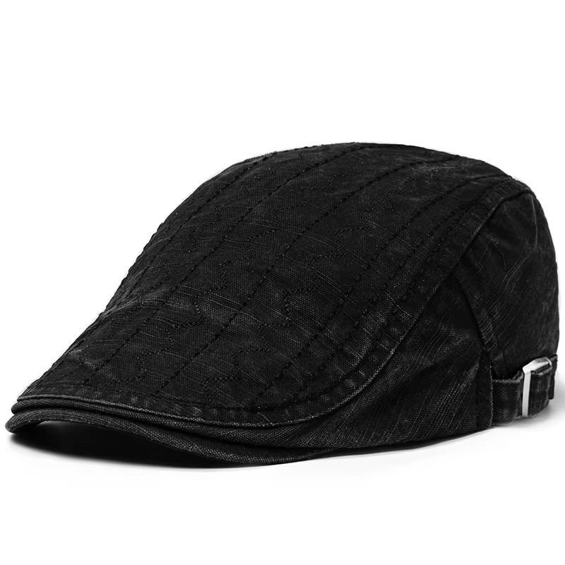Béret Vintage pour hommes, casquette de journal, visière décontractée, mode d'été, casquettes plates