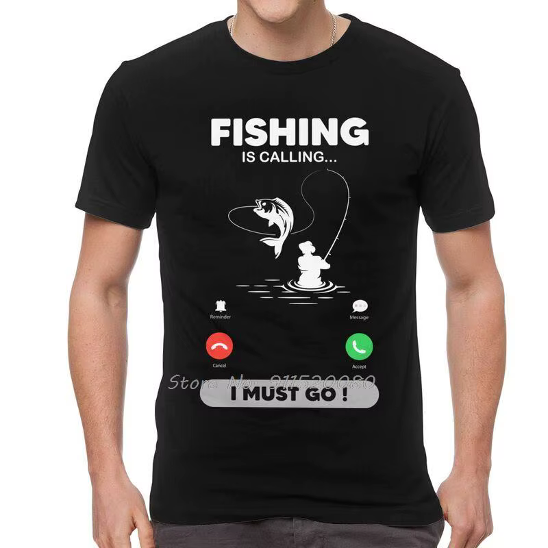 La pêche appelle j'ai pour aller T-shirt hommes coton T-shirt pêche pêcheur T-shirt graphique cadeau