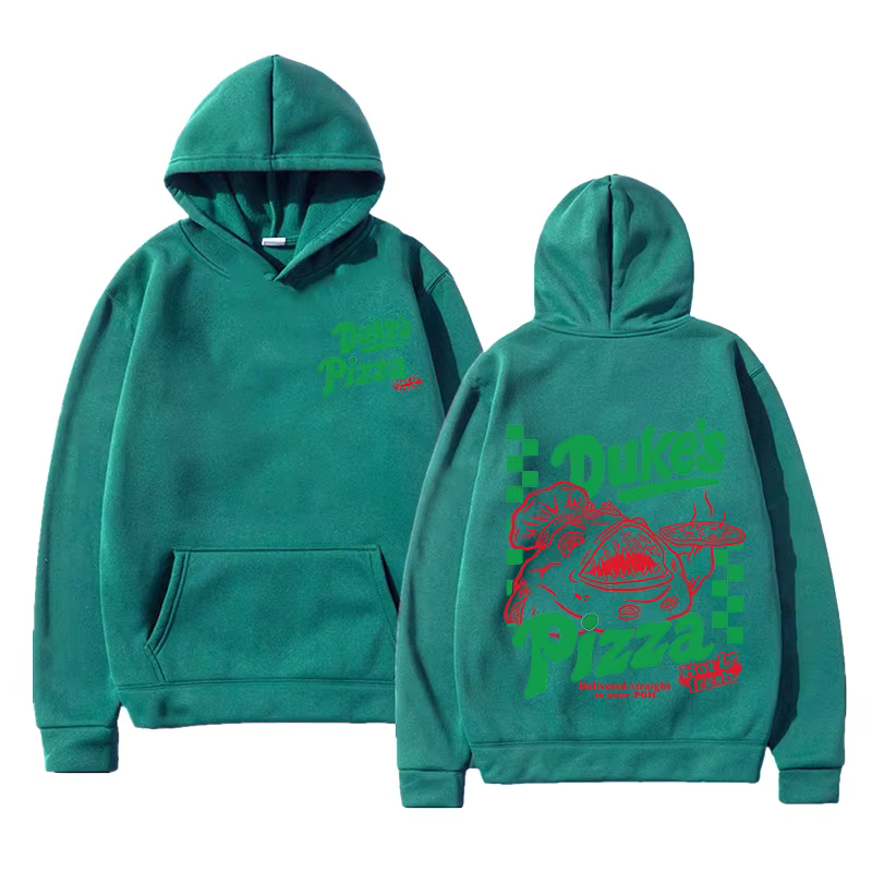 Sweat-shirt à capuche OSRS Pizza Old School RuneScape, manches longues, coupe ample, pull-over unise