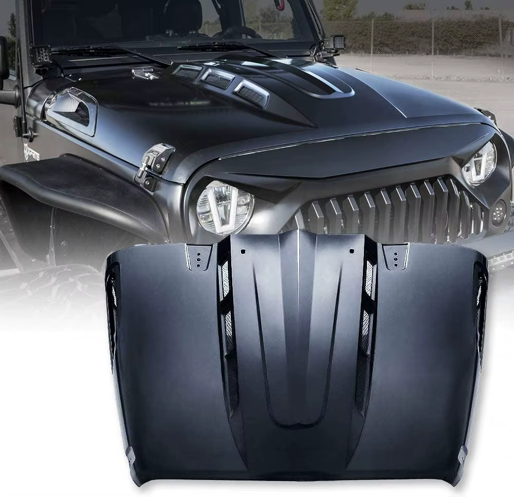 Capot de voiture tout-terrain 4x4, accessoires auto, capot pour Jeep JK Wrangler