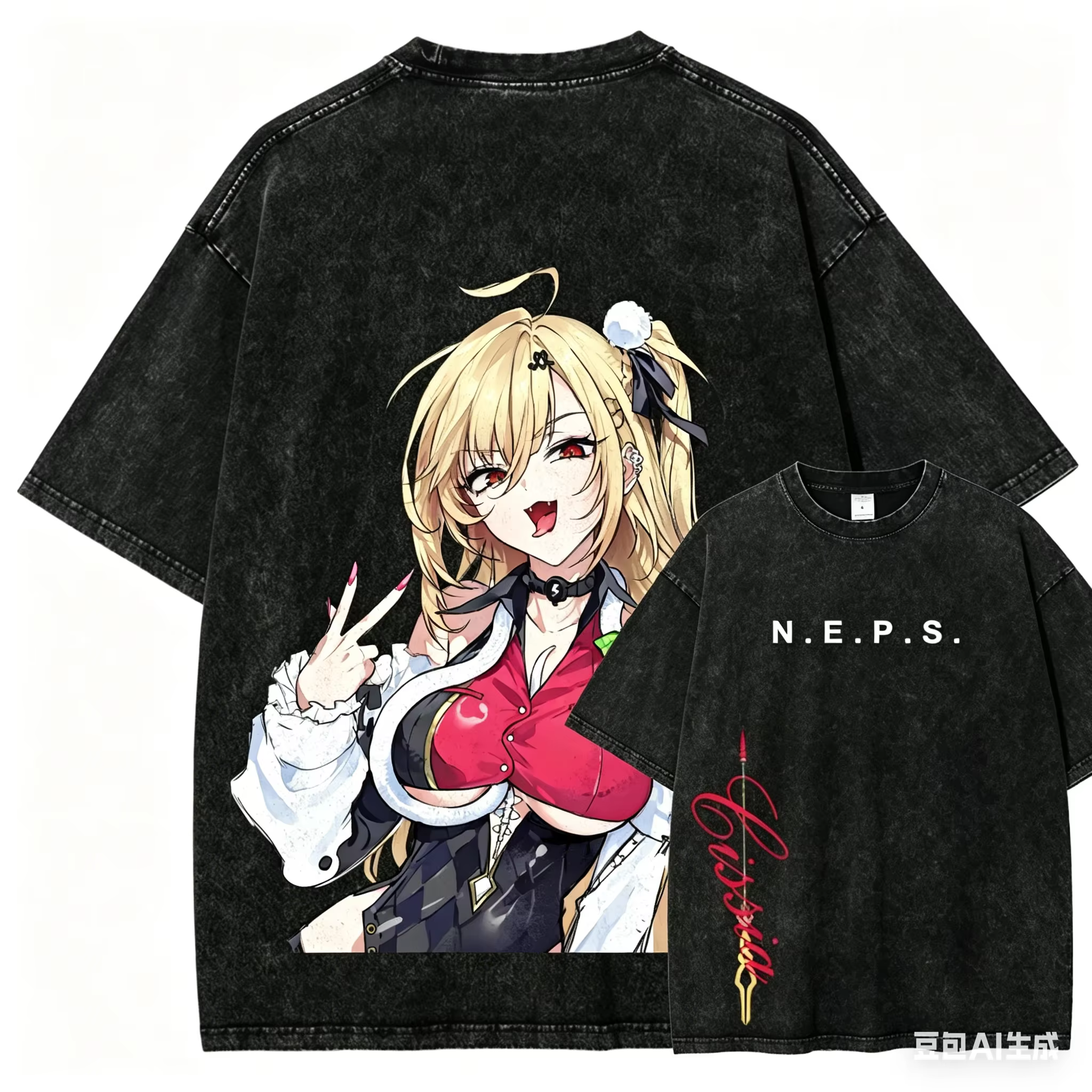 Zenless Zone Zero T-shirt délavé, vêtements de style original, nouveau modèle, T-shirt Anime, vêteme