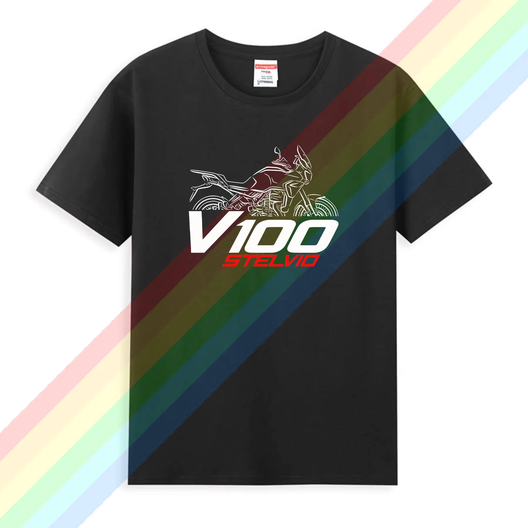2025 hommes T-shirt t-shirt style décontracté Moto Guzzi Stelvio 2025 graphique été manches courtes 