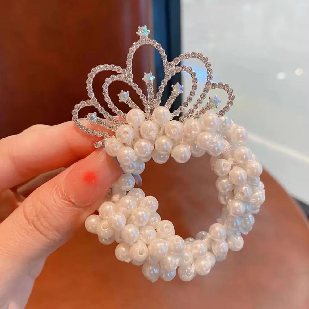 Accessoires de coiffure : Couronne de princesse, élastiques à cheveux, ornements pour enfants, bande