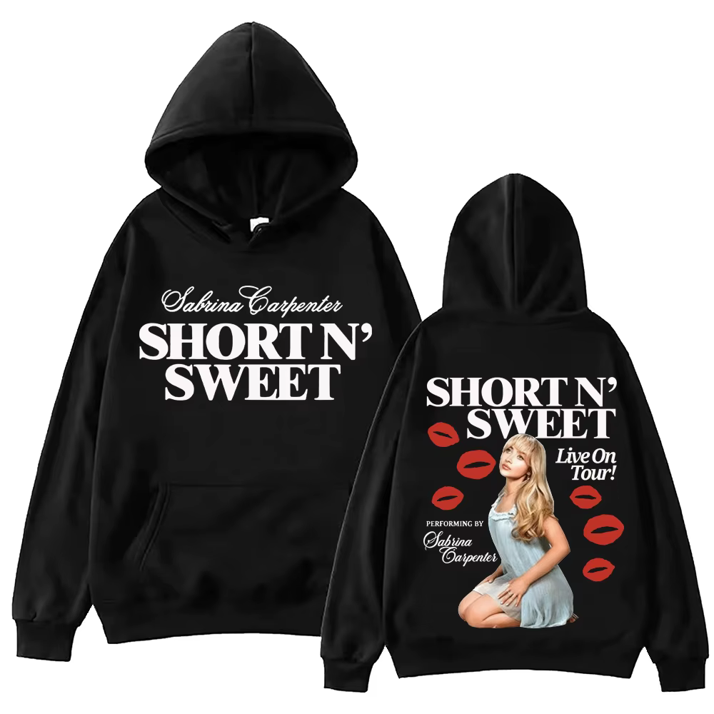 Sabrina Carpenter World Tour 2025 sweat à capuche homme femme Harajuku manches longues hauts pull sw