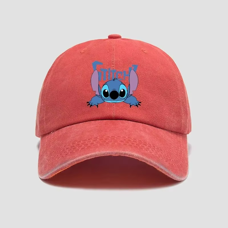 Casquette décontractée Stitch, casquette de baseball respirante à motif de personnage de dessin anim