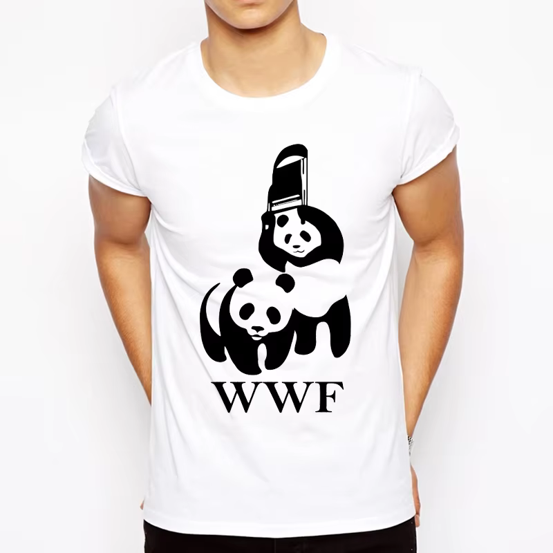 T-shirt manches courtes homme, cool, à la mode, humoristique, WWF Wrestling KrasnoComedy