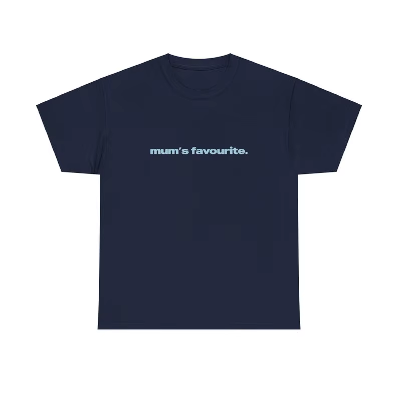 T-shirt unisexe classique préféré de maman, avec slogan imprimé, pour femmes et hommes, style vintag