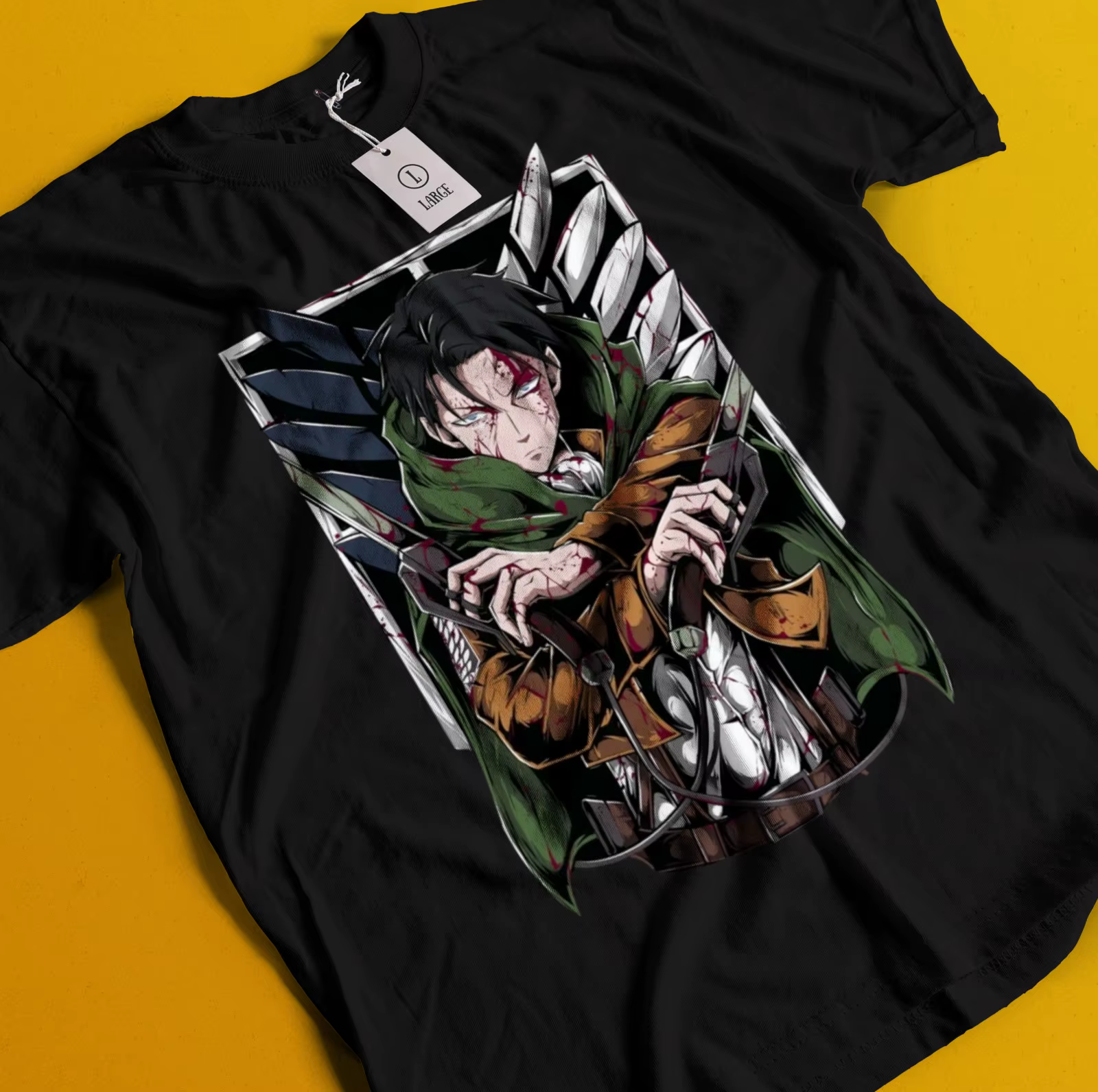 Attaque sur Titan chemise Eren Mikasa T-Shirt Levi T-Shirt AOT Erwin Sasha Armin T-Shirt