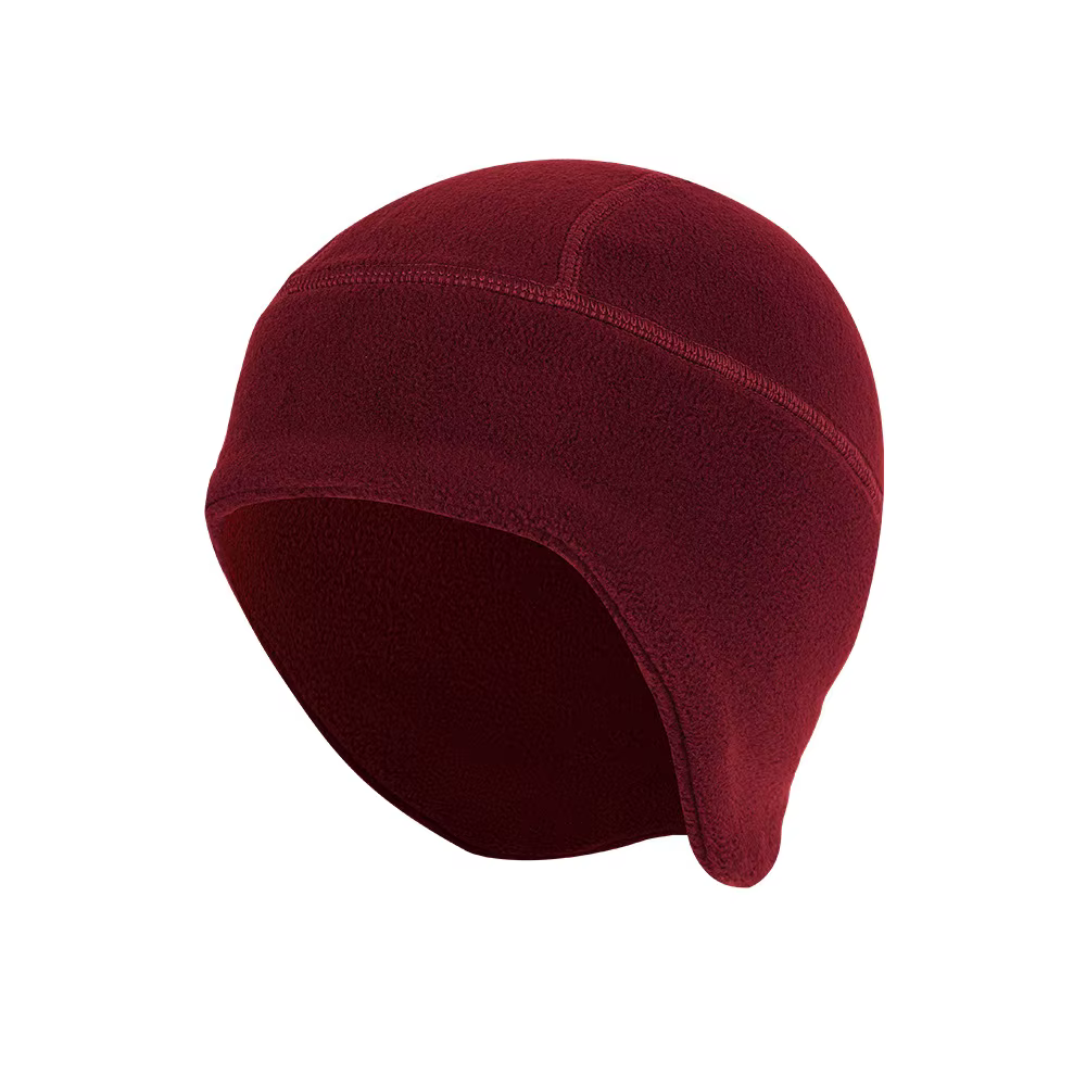 Chapeau à oreillettes en polaire cyclisme automne hiver ski doux femmes hommes bonnet chaud alpinism