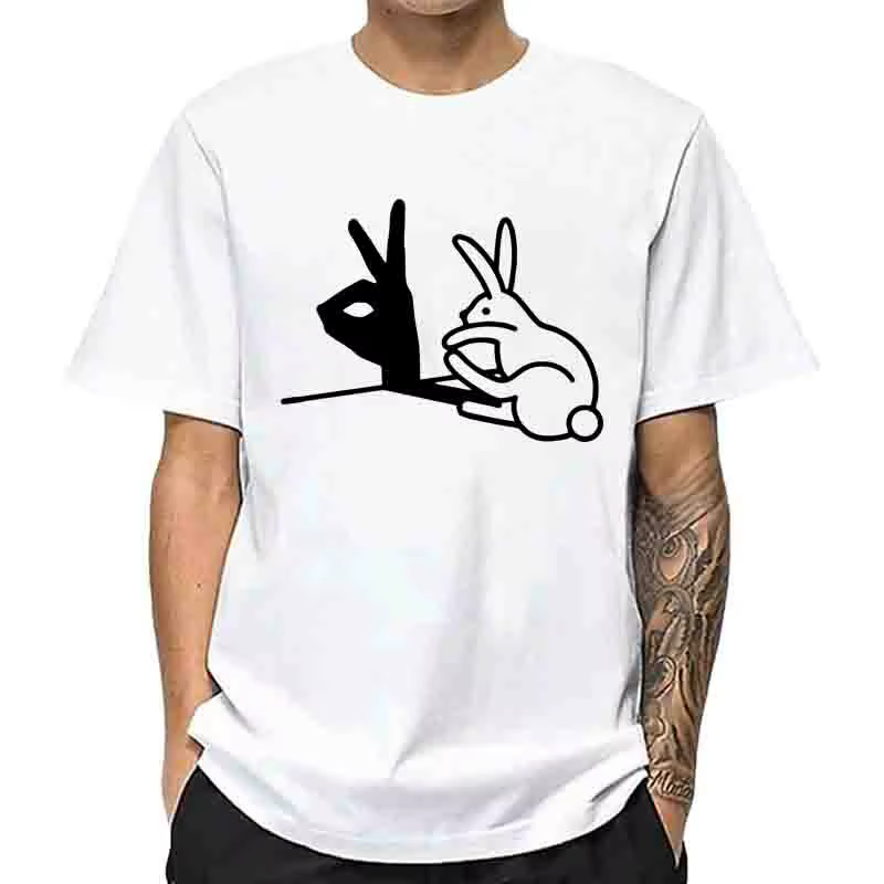Hommes mode haut décontracté qualité 100% coton Cool drôle conception impression t-shirt en vrac été