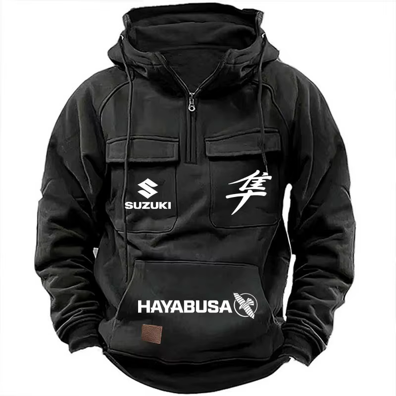Sweat-shirt à capuche pour hommes, avec logo Suzuki Hayabusa, course de moto, nouvelle collection 20