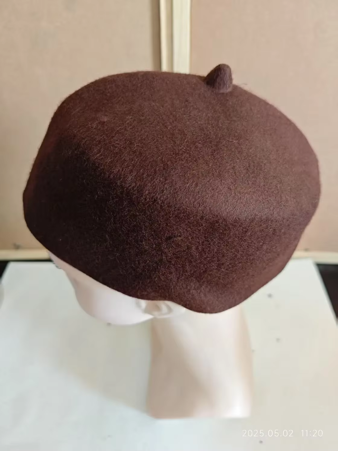 Casquettes en feutre de laine africaine pour hommes, chapeaux Kufi de rue rouge et noir, chapeau eth