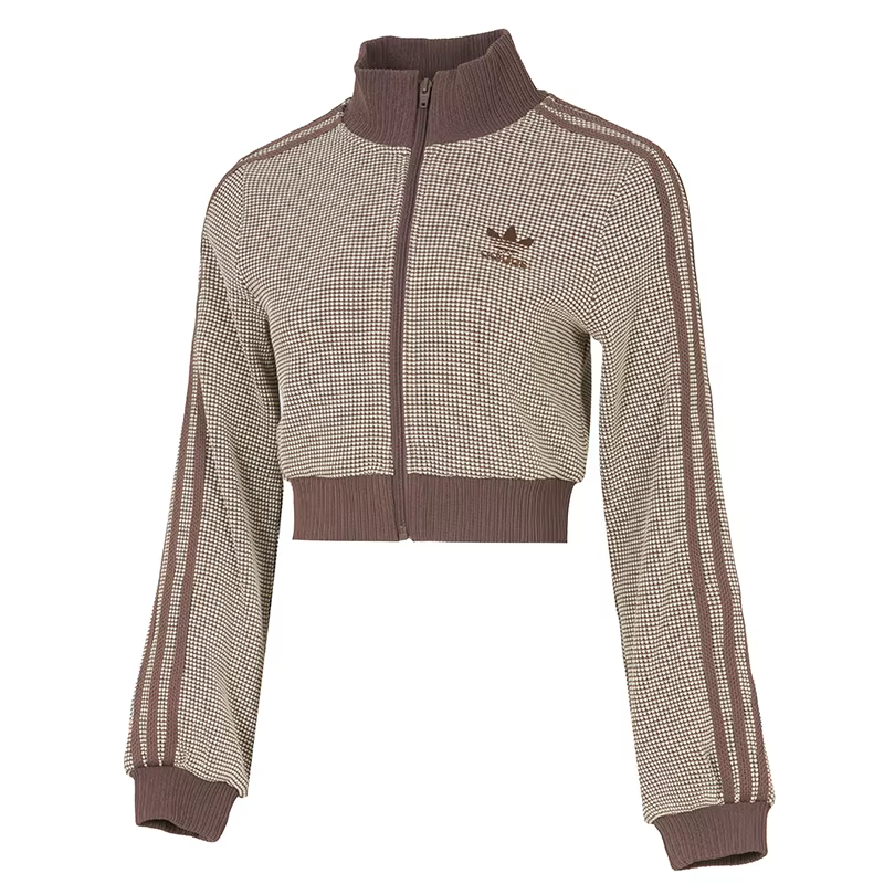 Adidas (Adidas) Vêtements de sport à la mode pour femmes, veste courte confortable à col montant Clo