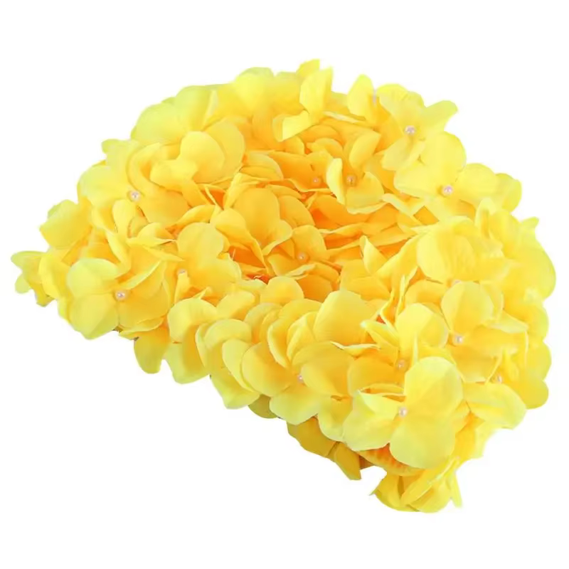 Floral femme pétale rétro bonnet de bain été mode fleur plage chapeau de bain piscine plage vacances