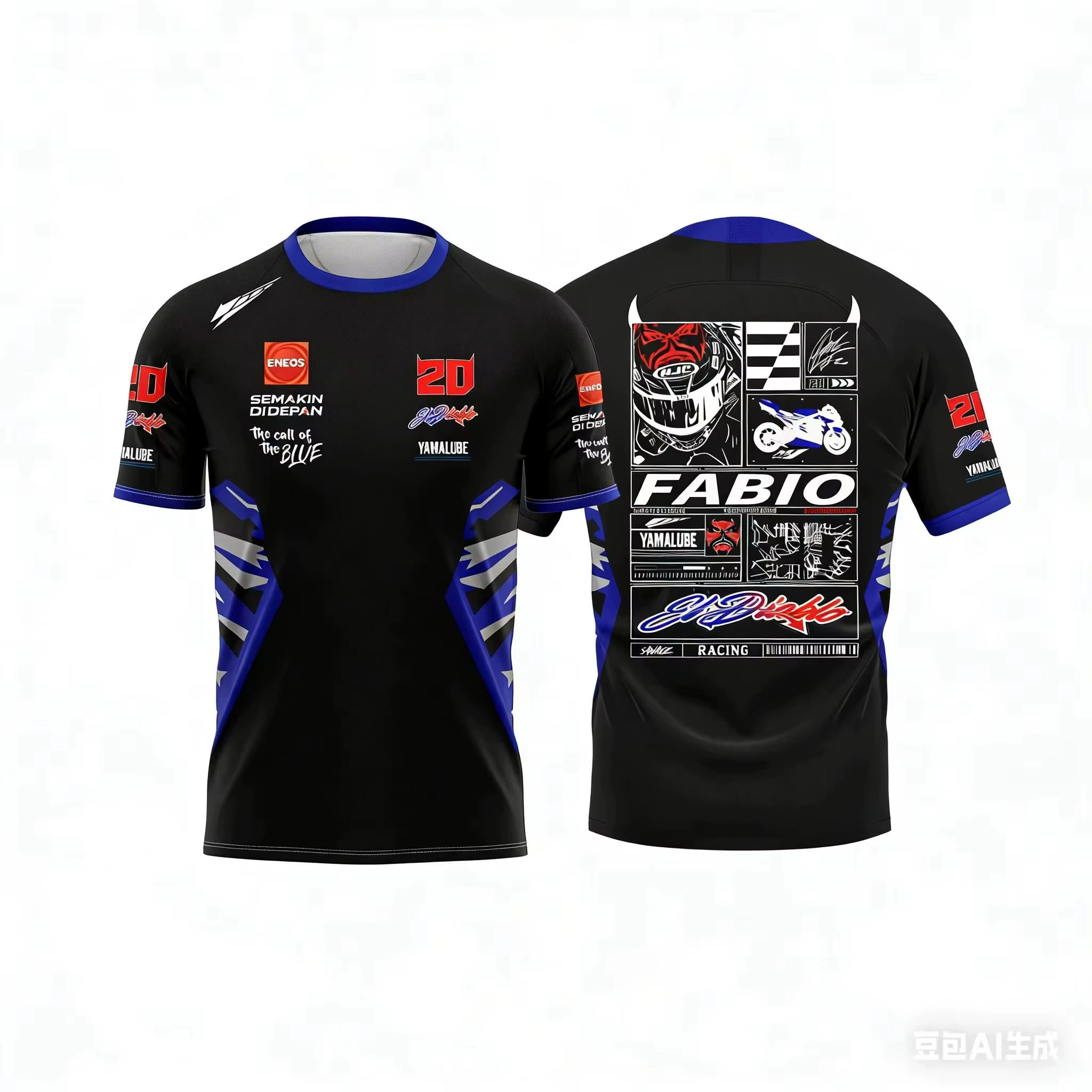 Nouvelle Moto de Course 2026 No. T-shirt à manches courtes pour hommes et femmes, motif imprimé en 3