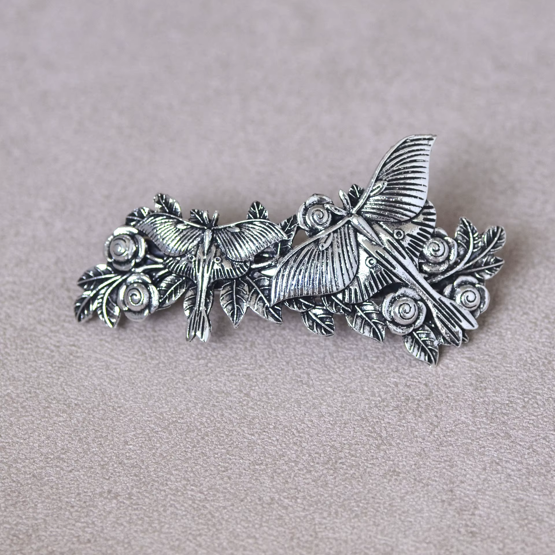 Pince à cheveux Viking, pince à cheveux française, accessoire de pince à ressort de sorcière gothiqu