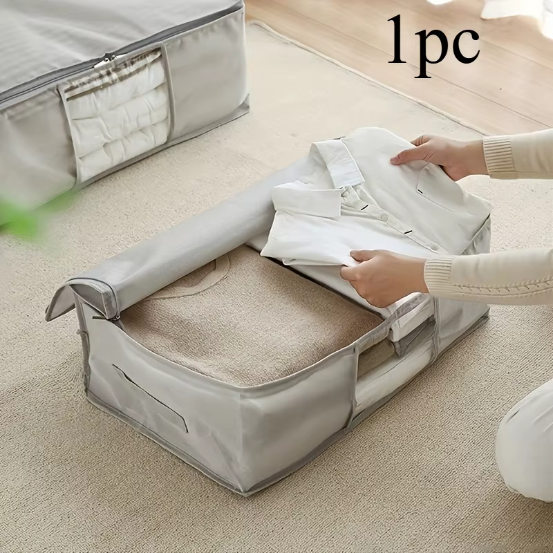 Sac de rangement pour vêtements de grande capacité, 1 pièce, organisateur de déménagement pour vêtem