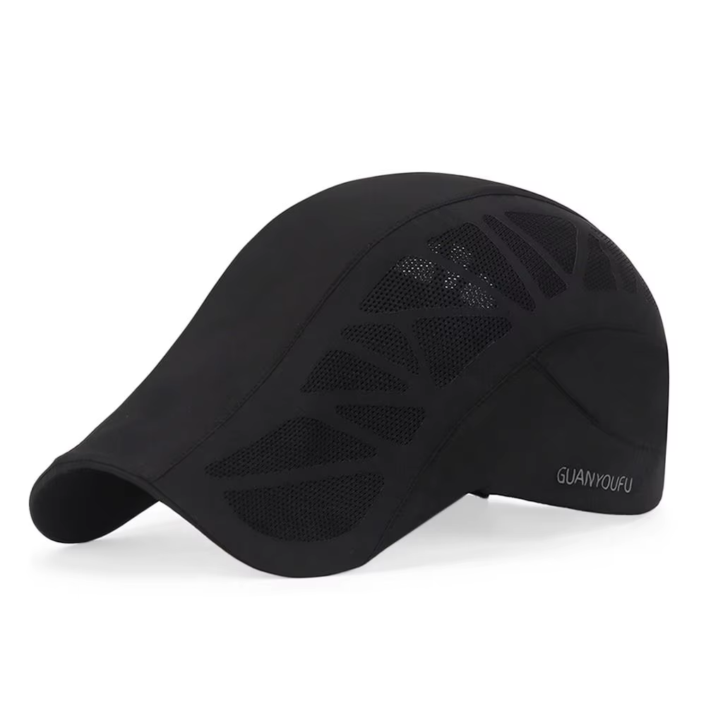 Casquette Béret Tendance Été Lettre Newsboy Séchage Rapide Anti-UV Casquette de Baseball Casquette d