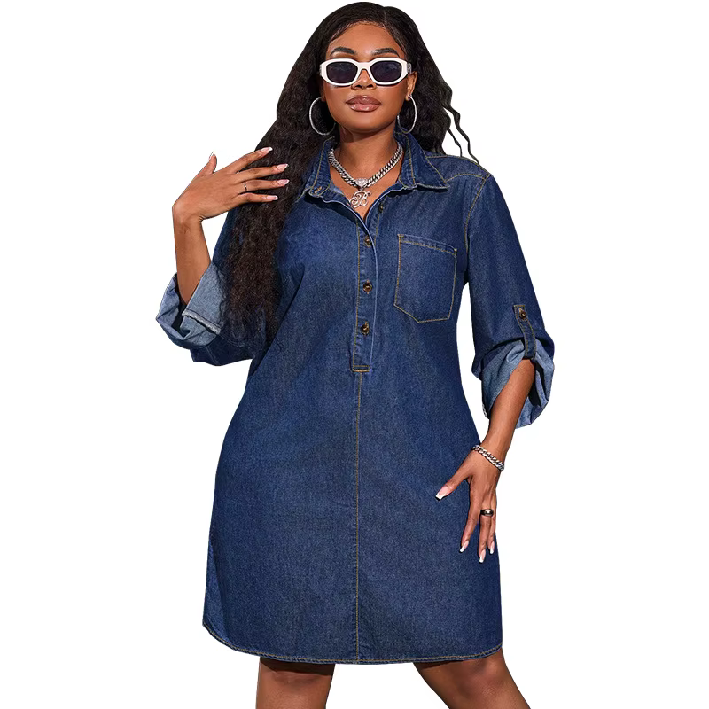 XL-5XL grande taille vêtements Robes femmes Robes été automne ample Style de rue décontracté 3XL 4XL
