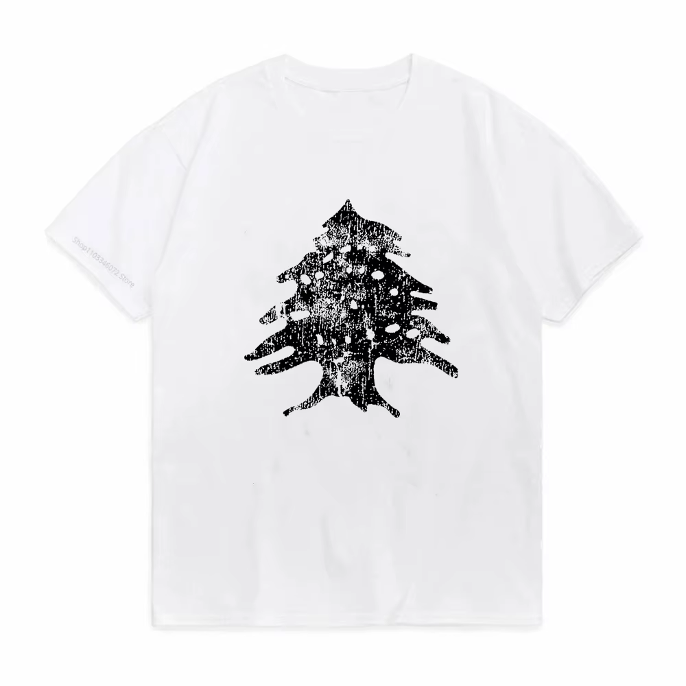 T-shirt LEBANON Harajuku, imprimé graphique d'été, en coton, drapeau national, République du Liban, 