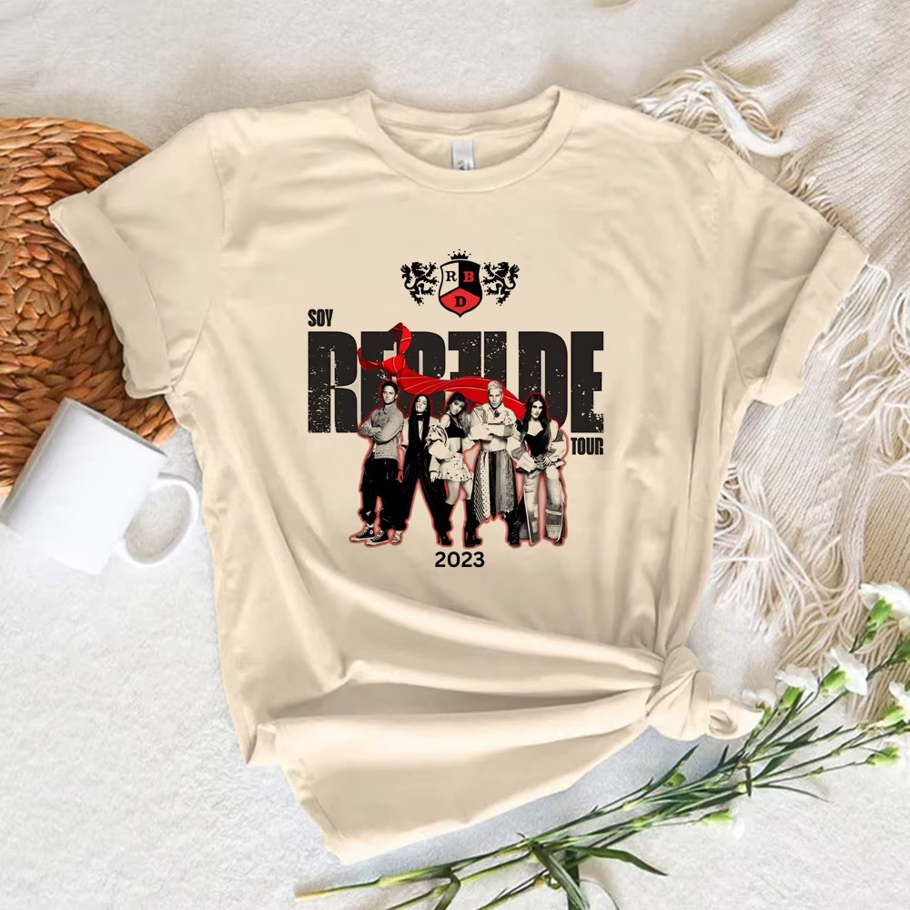 T-shirt graphique Rbd pour femme, vêtements streetwear, haut Y2K, 600