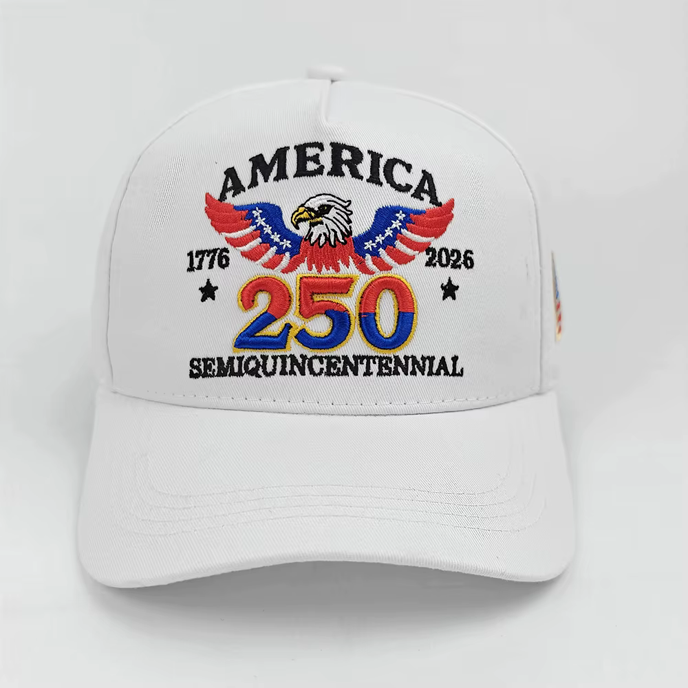Casquette de baseball brodée Aigle 250e Anniversaire, style rétro décontracté, chapeau bob rigide, p
