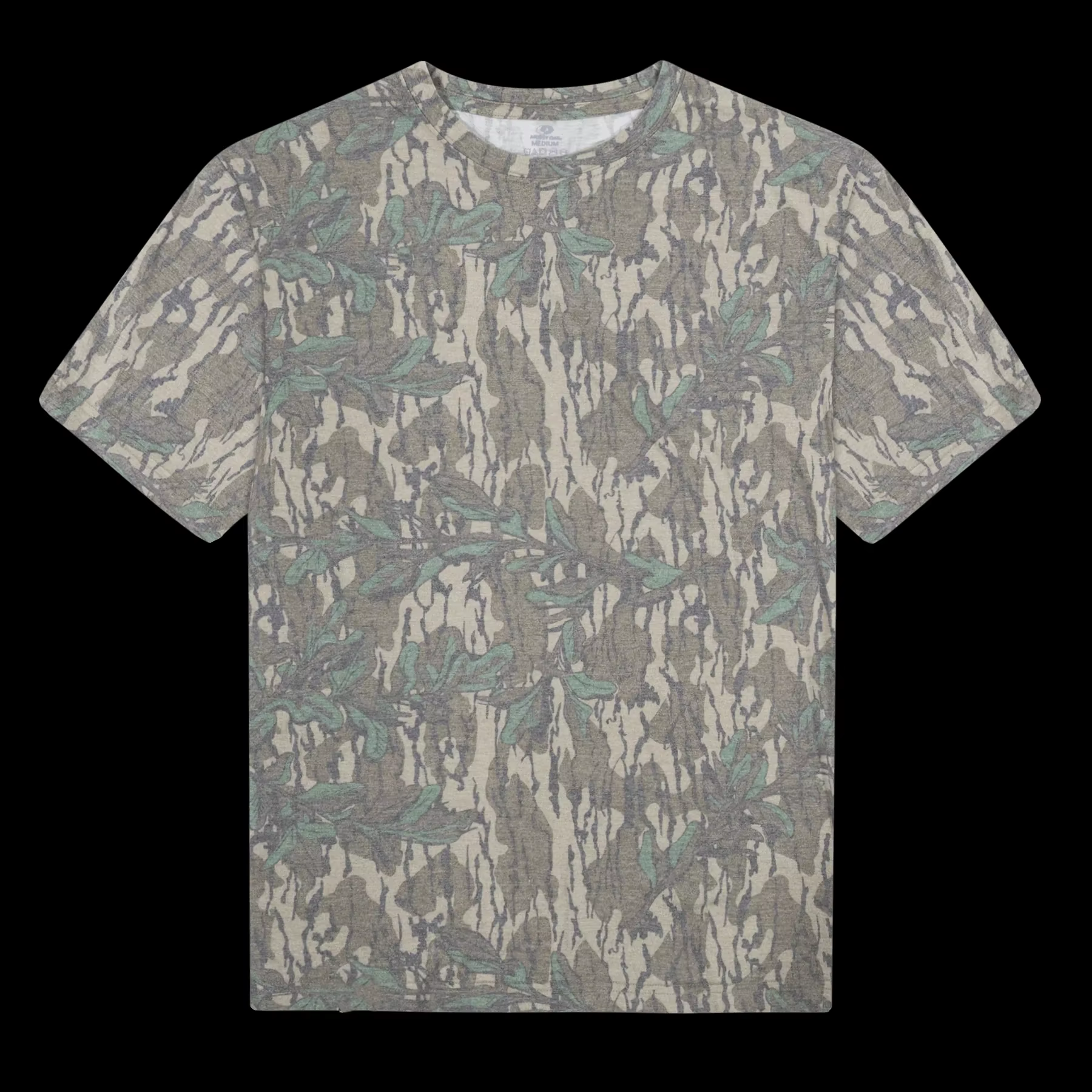 T-shirt camouflage 3D pour homme, motif Mossy Oak Bottomland, manches courtes, mode, entraînement en