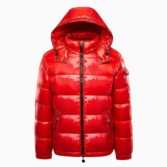 Hiver hommes vêtements brillant vers le bas marque Parkas manteaux homme montagne Ski coton thermiqu