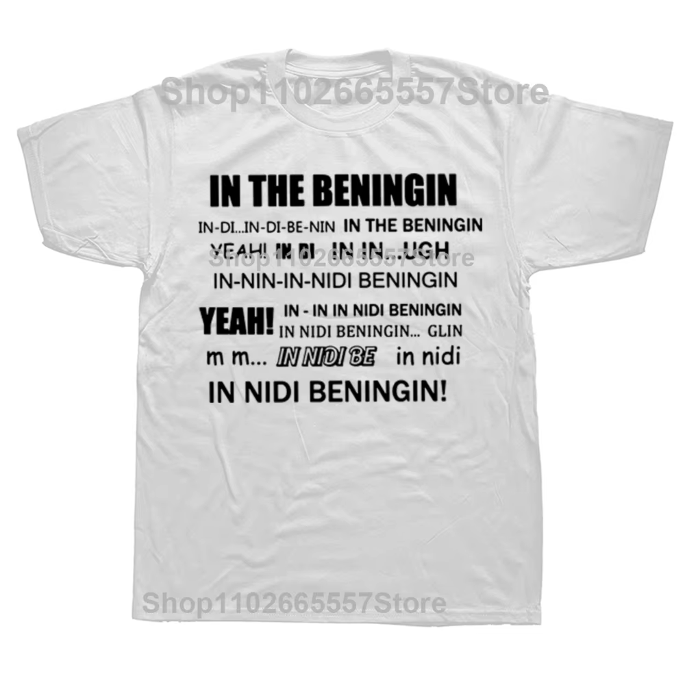 Dans le Beningin T-shirt dans l'humour début sarcastique Y2k graphique T-shirt 100% coton doux unise