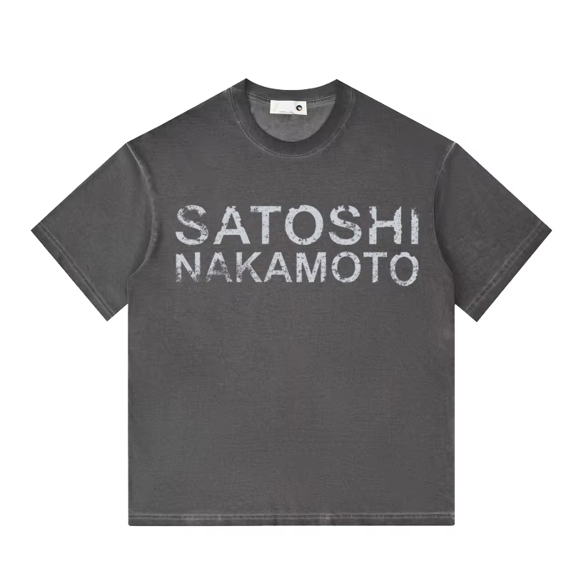 Shorts décontractés unisexe Streetwear avec imprimé lettres Satoshi Nakamoto, coupe ample, en stock