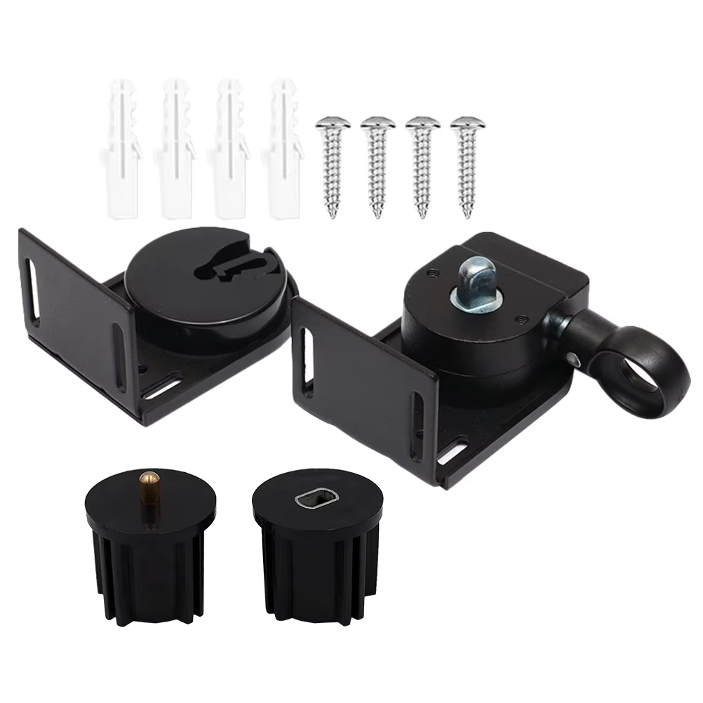 Support de levage pour stores roulants, rideaux d'extérieur noirs, contrôle manuel, accessoires de s