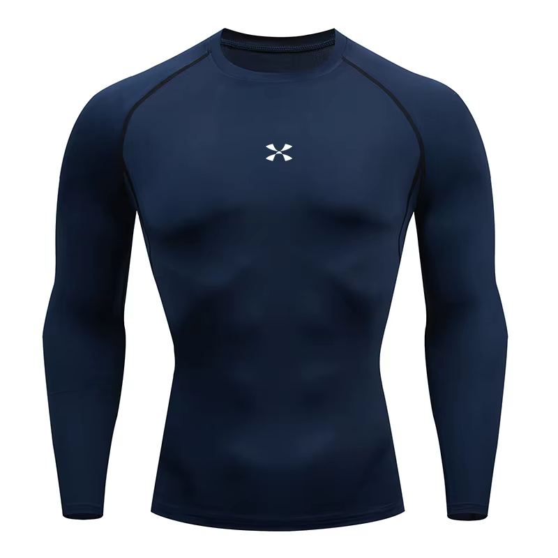 T-shirt de compression pour homme, vêtements de sport d'été, t-shirt de course, hauts de sport élast