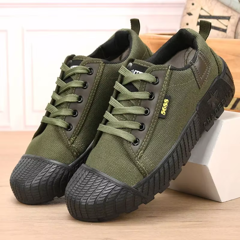 Chaussures en toile coordonnantes pour hommes, chaussures de travail en plein air, baskets décontrac