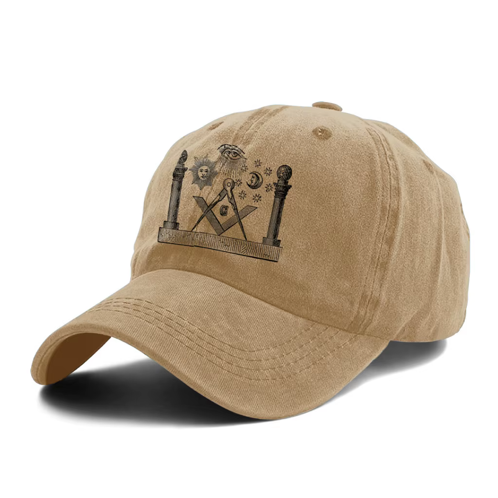 Casquette de Baseball délavée pour hommes, casquette de camionneur Cool, chapeau de papa, boussole c