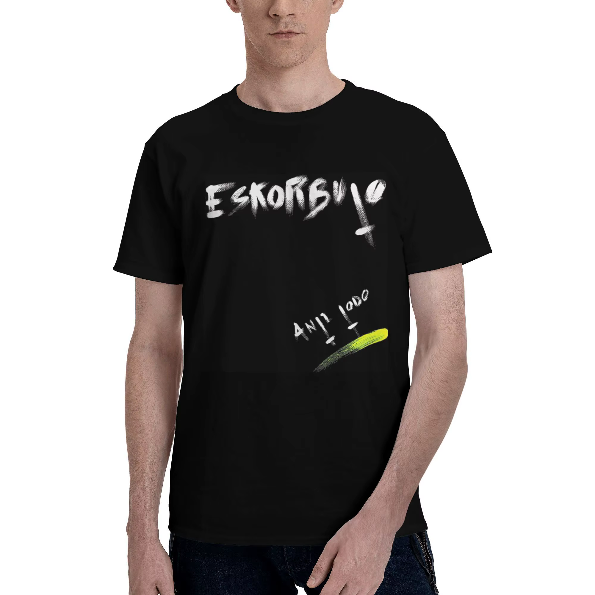 T-Shirt homme Eskorbuto t-shirts Hipster ANTITODO t-shirts d'été Vintage ample 100 coton vêtements c