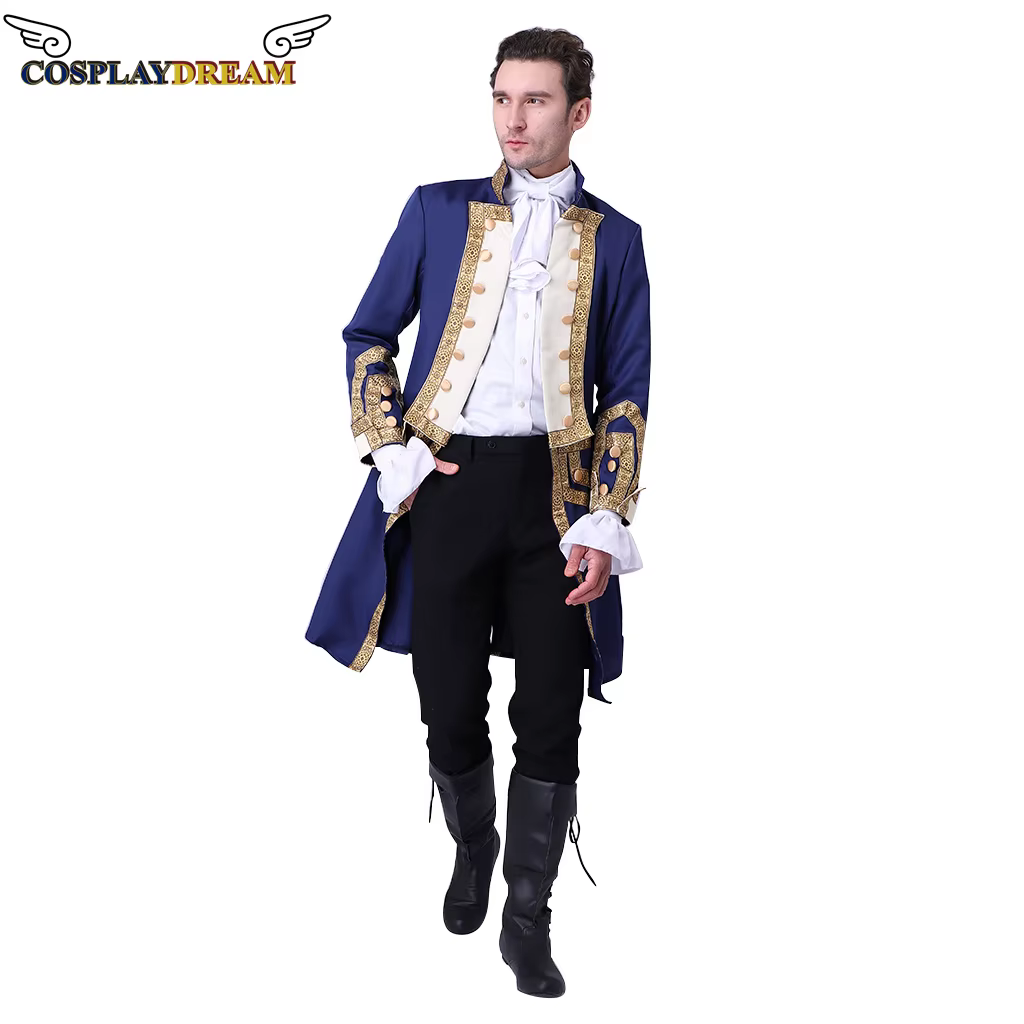 Uniforme militaire colonial pour hommes, Tailcoat, Costume médiéval victorien, Tenue Regency, Costum