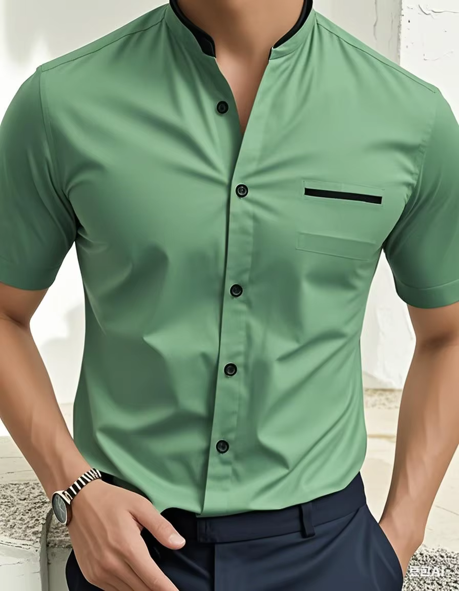 Chemise Homme Neuf Couleurs Imprimée en 3D