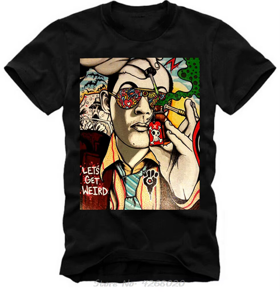 T-shirt peur et dégoût à Las Vegas Lsd Dmt Gbl Xtc pour hommes