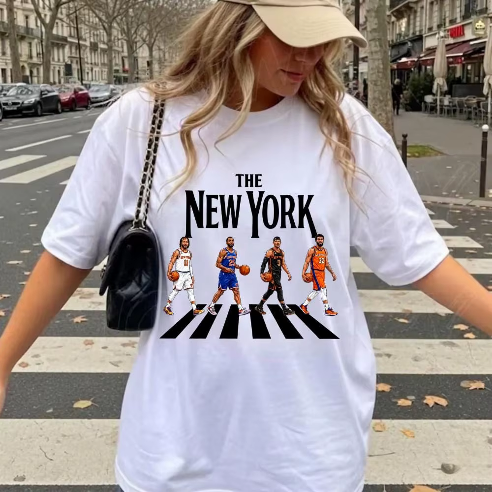 T-shirt de basketball New York Knicks – Cadeau pour les fans – Collection été 2026 – Vêtements de sport décontractés en coton pour hommes et femmes – Style Y2K