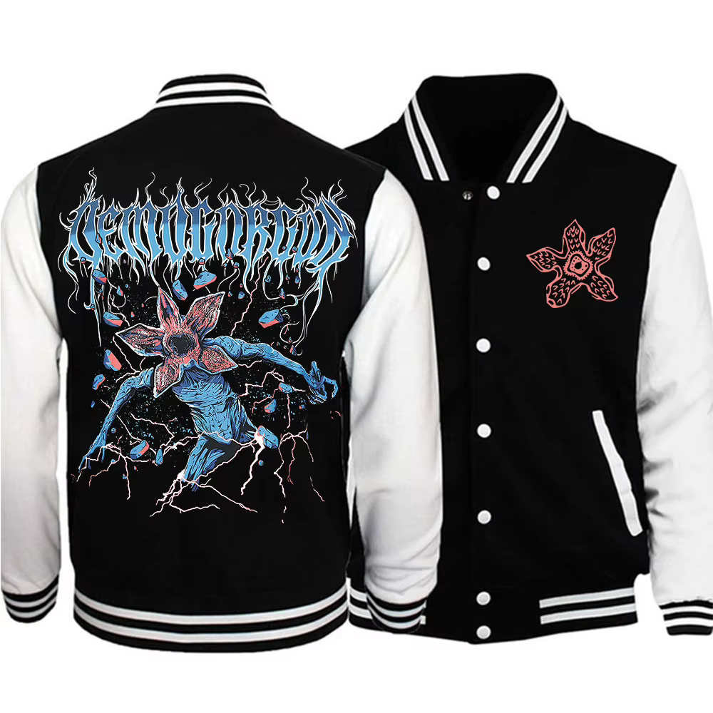 Eddie Munson Demogorgon uniforme de Baseball veste à capuche unisexe Harajuku sweat Fan cadeau