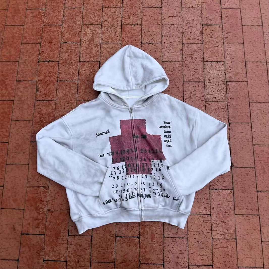 Sweat à capuche Vintage Y2K pour hommes