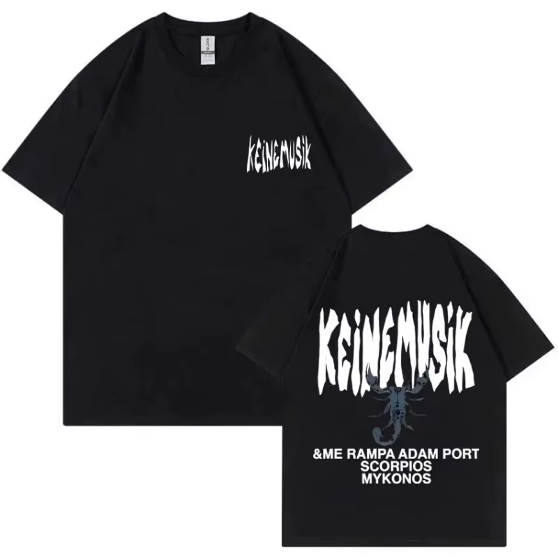 Été Keinemusik X Pacha graphique t-shirt hommes femmes Hip Hop mode Vintage T-shirts