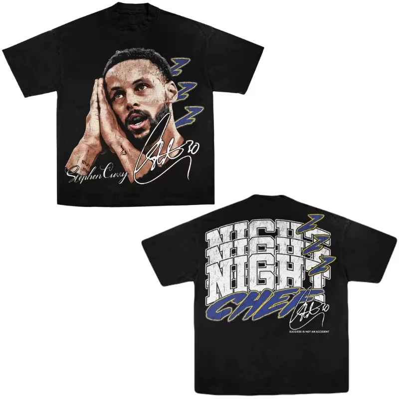 T-shirt en coton à motif Superstar du basket-ball Curry