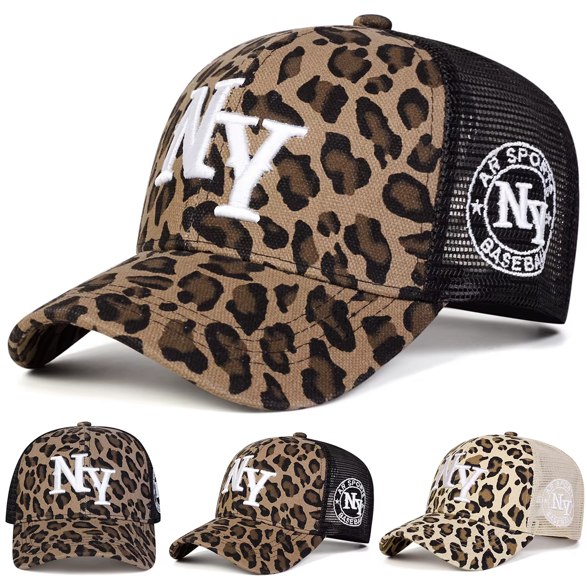 Casquettes de baseball unisexes brodées NY