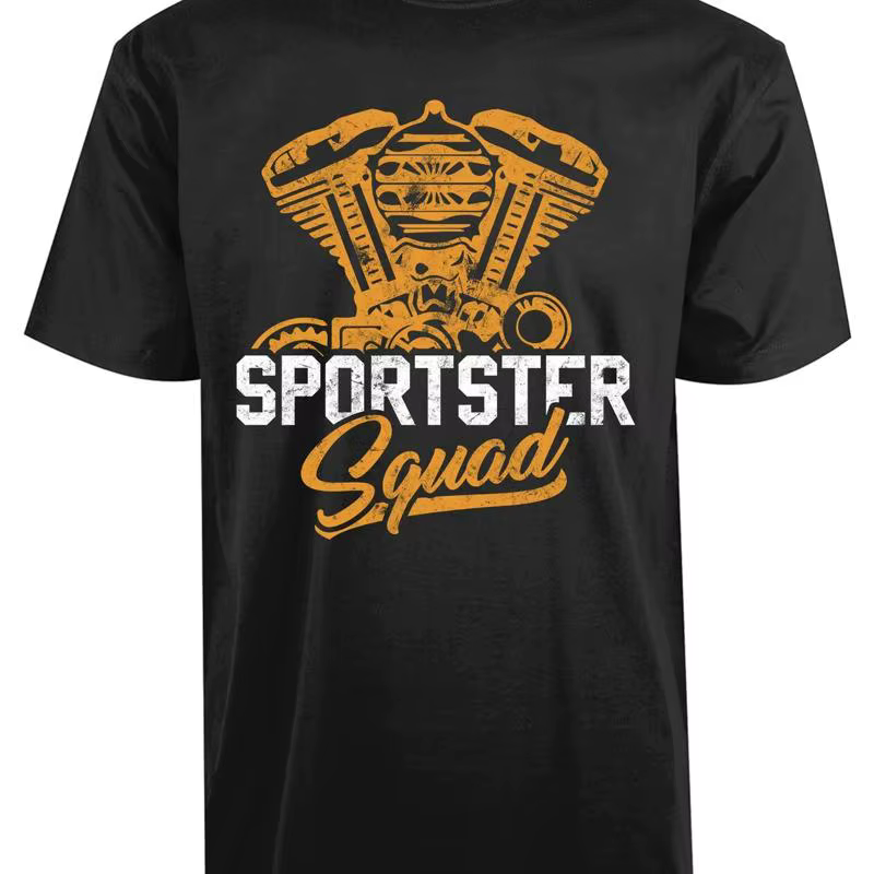 Sportster Squad nouveau t-shirt pour hommes authentique jeu Super classique S