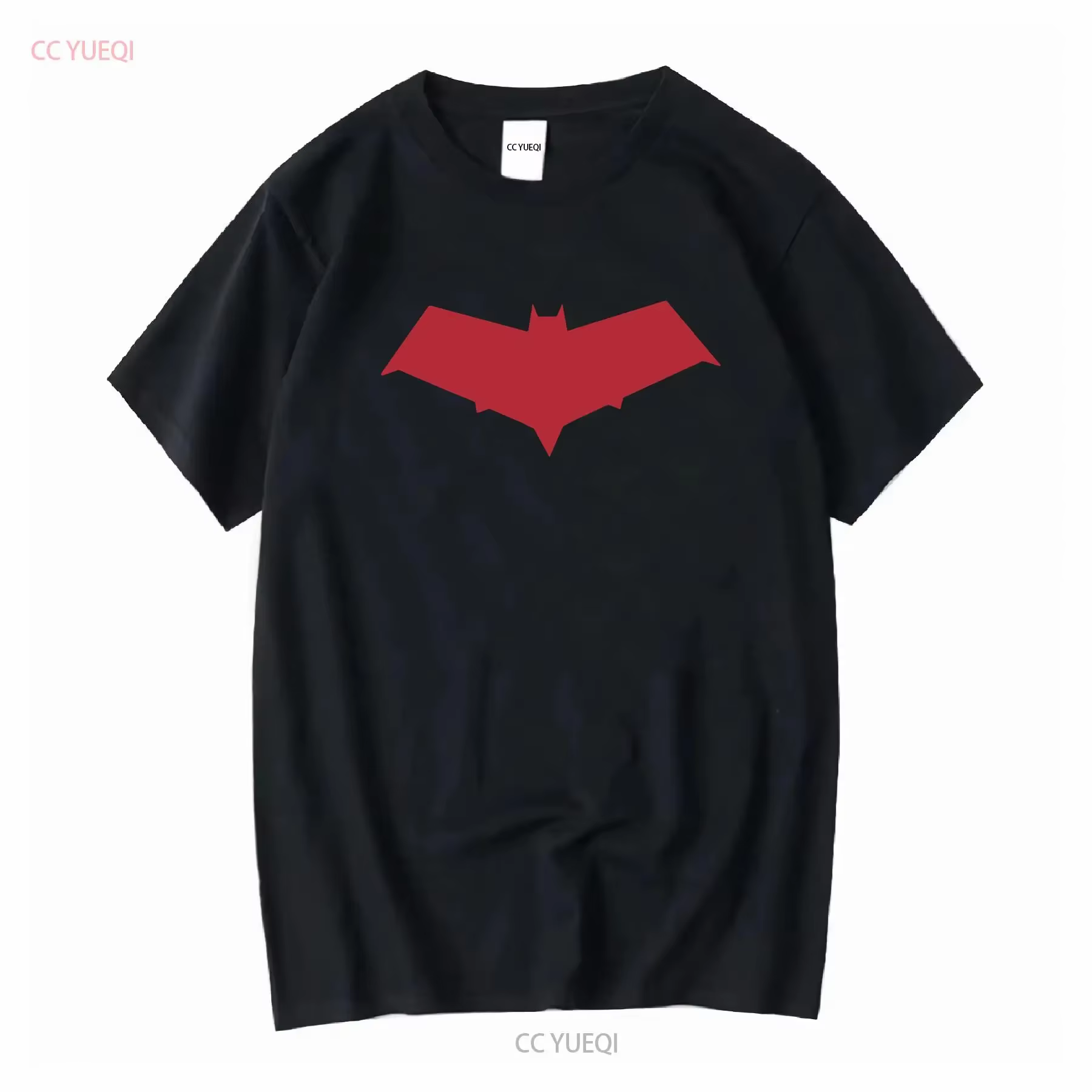 Symbole du capot rouge Jason Todd t-shirt noir manches longues ou courtes vintage lavé unisexe homme mode légèrement respirant décontracté