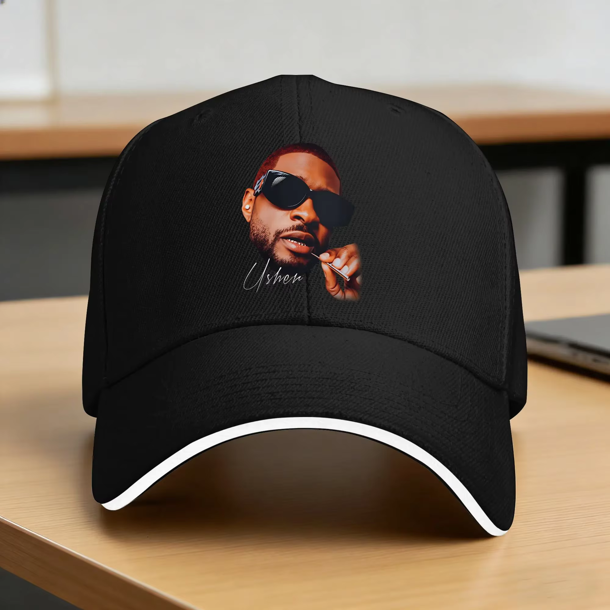Casquette de baseball décontractée C-Chris Brown et Usher The Rb Tour